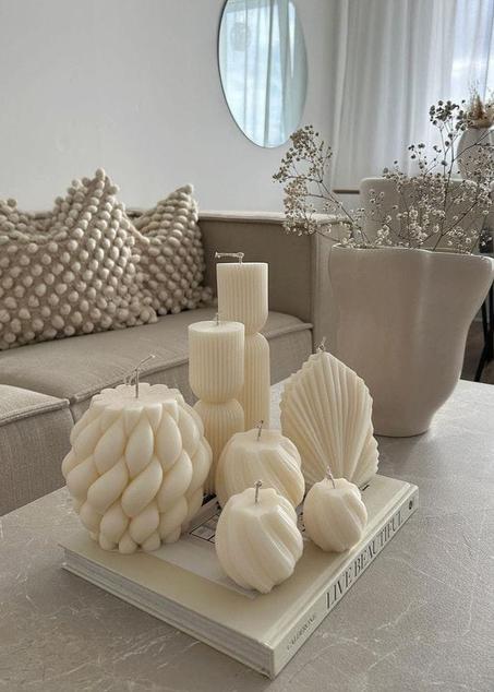 الشموع و الديكورات