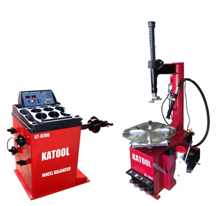 Katool T810-B700 - KT-T810 Swing Arm Tire Changer with Bead Blaster & KT-B700 Wheel Balancer Combo