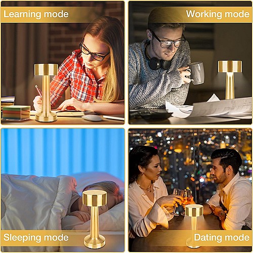 Lampe de Table Sans Fil Rechargeable USB