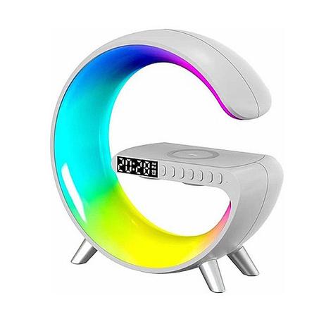 Alarm - Lampe LED - haut-parleur Bluetooth - chargeur sans fil