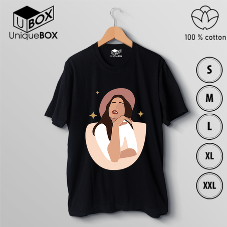 Abstract Boho Minimal 8 noir Tshirt