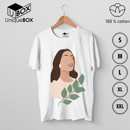 Abstract Boho Minimal 4 Blanc Tshirt