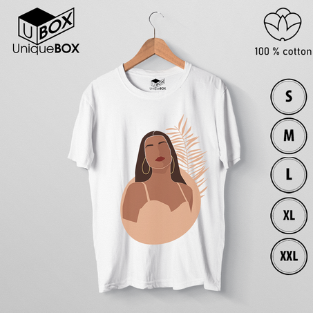 Abstract Boho Minimal 2 Blanc Tshirt