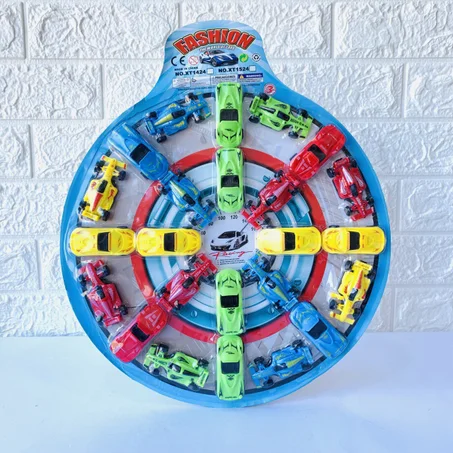 Juego de minicoches de juguete de 24 piezas de colores