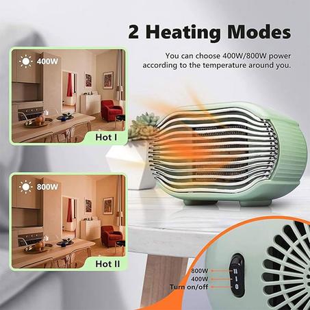 مشعاع تسخين كهربائي صغير 800 واط