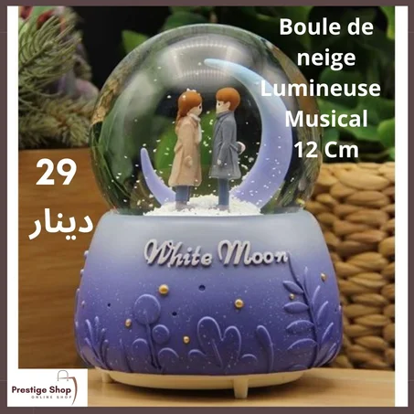 Boule de neige Lumineuse Musical