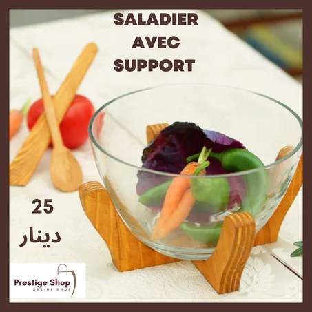 Saladier avec Support