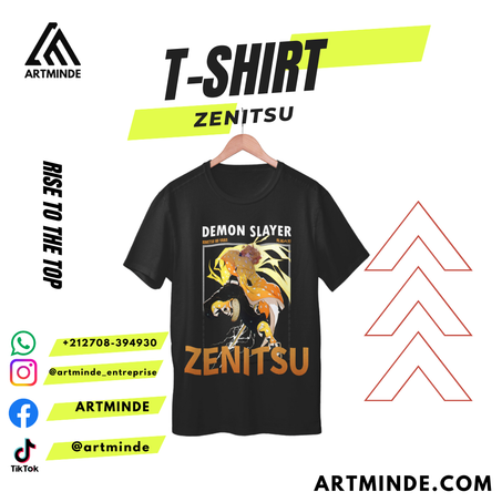 T-SHIRT DEAMON SLAYER (ZENITSU).