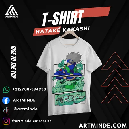 T-SHIRT NARUTO (HATAKE KAKASHI)