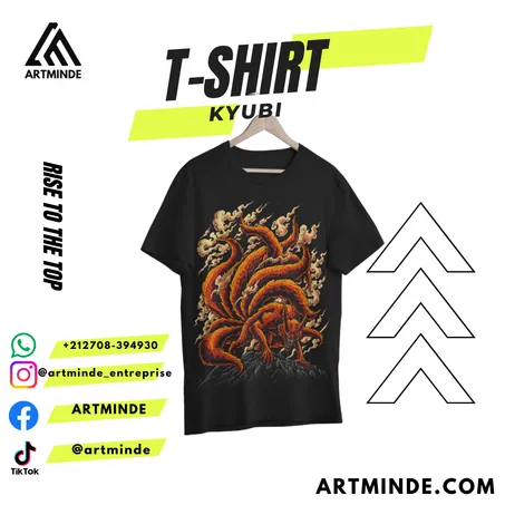 T-SHIRT NARUTO (KYUBI)