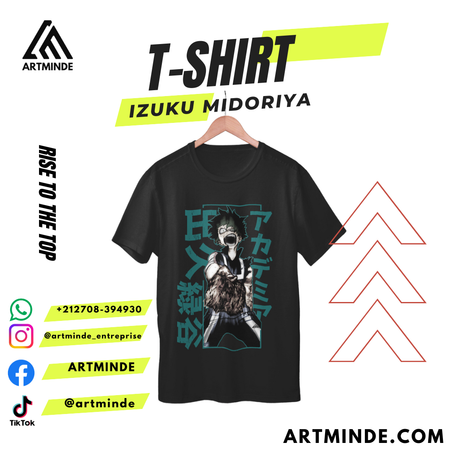 T-SHIRT BOKONO HERO (MIDORIYA)