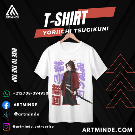 T-SHIRT DEAMON SLAYER (YORIICHI TSUGIKUNI).