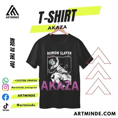 T-SHIRT DEAMON SLAYER (AKAZA)