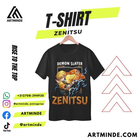 T-SHIRT DEAMON SLAYER (ZENITSU).