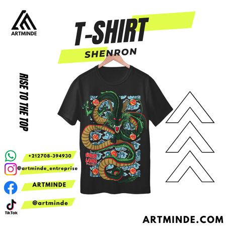 DRAGON BALL T-SHIRT(SHENRON) ALL COLORS AND SIZES