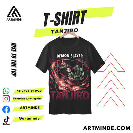 T-SHIRT DEAMON SLAYER (TANJIRO).