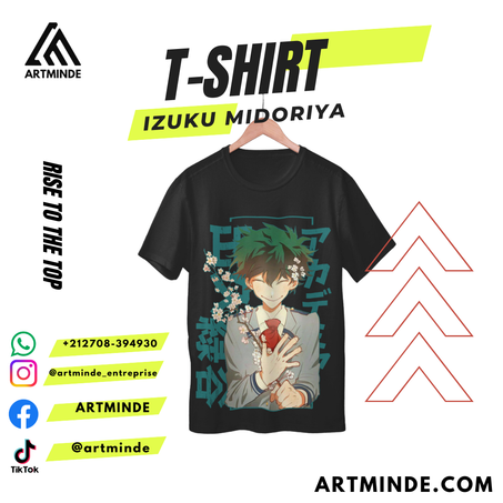 T-SHIRT BOKONO HERO (IZUKU MIDORIYA)