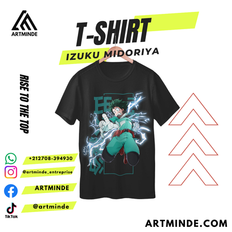 T-SHIRT BOKONO HERO (MIDORIYA)