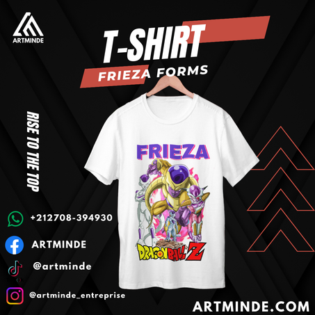 DRAGON BALL T-SHIRT(FREIZA) ALL COLORS AND SIZES
