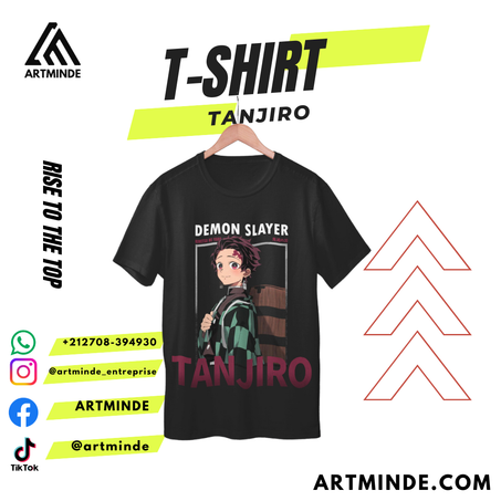 T-SHIRT DEAMON SLAYER (TANJIRO).
