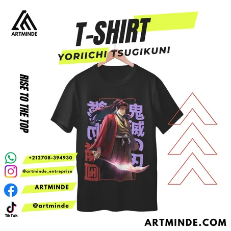 T-SHIRT DEAMON SLAYER (YORIICHI TSUGIKUNI).