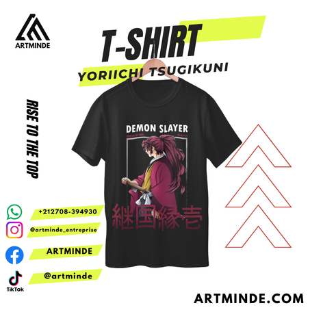 T-SHIRT DEAMON SLAYER (YORIICHI TSUGIKUNI).