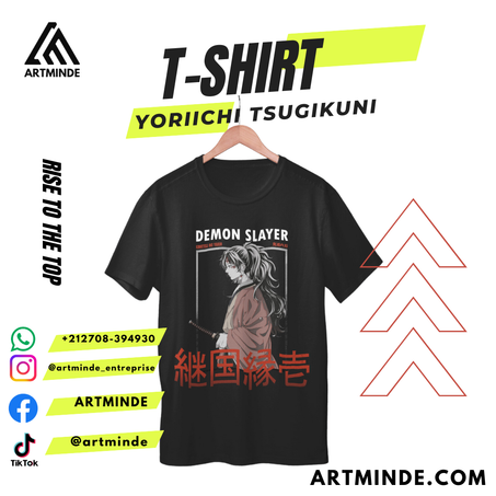 T-SHIRT DEAMON SLAYER (YORIICHI TSUGIKUNI).