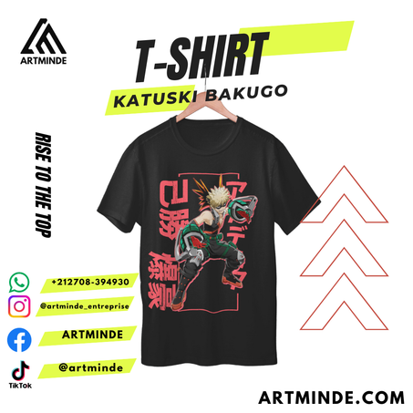 T-SHIRT BOKONO HERO (KATUSKI BAKUGO)
