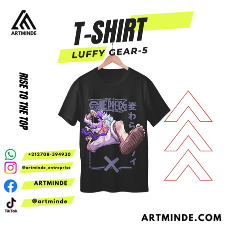 T-SHIRT ONE PIECE (LUFFY GEAR 5)
