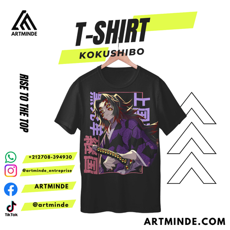 T-SHIRT ANIME SLAYER (KOKOSHIBA-BLACK).