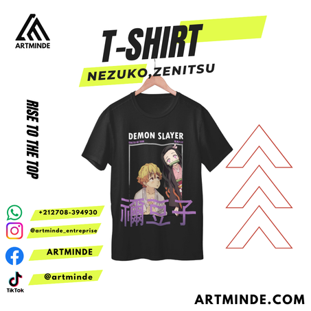 T-SHIRT DEAMON SLAYER (NEZUKO KAMADO).