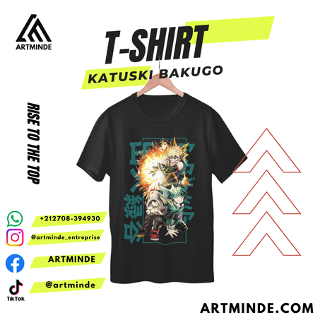 T-SHIRT BOKONO HERO (MIDORIYA)
