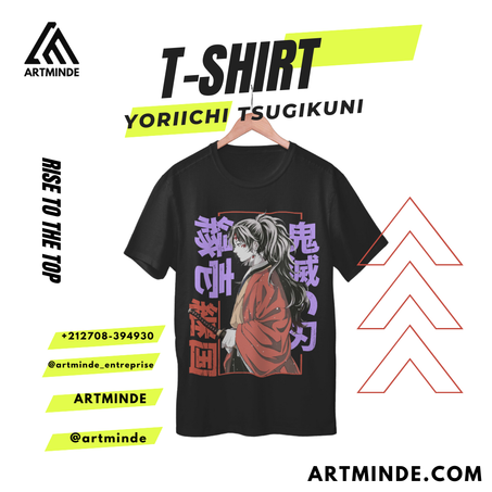 T-SHIRT DEAMON SLAYER (YORIICHI TSUGIKUNI).