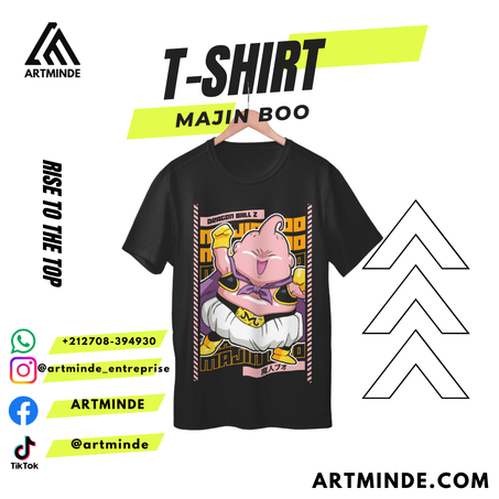 DRAGON BALL T-SHIRT(MAJIN BOO) ALL COLORS AND SIZES