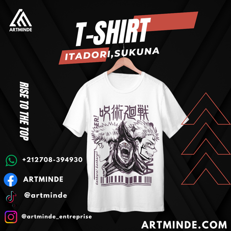 T-SHIRT JUJUTSU KAISEN  (ITADORI SUKUNA).