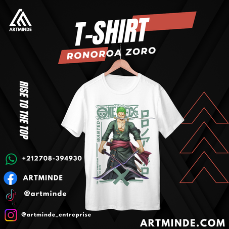 T-SHIRT ONE PIECE (RONOROA ZORO)