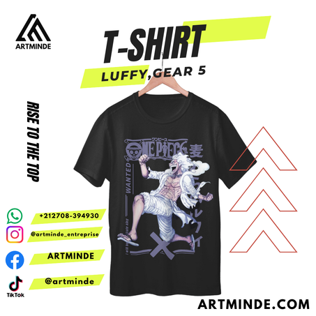 T-SHIRT ONE PIECE (LUFFY GEAR 5)