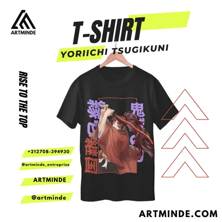 T-SHIRT DEAMON SLAYER (YORIICHI TSUGIKUNI).