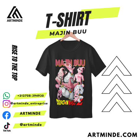 DRAGON BALL T-SHIRT(MAJIN BUU) ALL COLORS AND SIZES