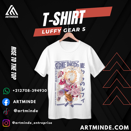 T-SHIRT ONE PIECE (LUFFY GEAR 5)