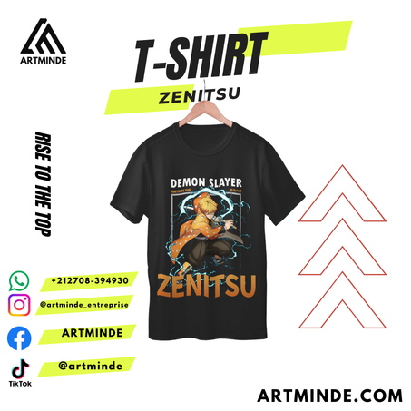 T-SHIRT DEAMON SLAYER (ZENITSU).