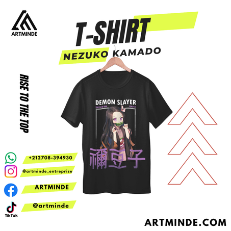 T-SHIRT DEAMON SLAYER (NEZUKO KAMADO).