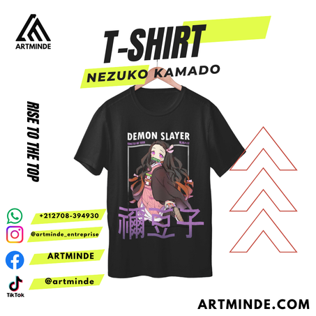 T-SHIRT DEAMON SLAYER (NEZUKO KAMADO).