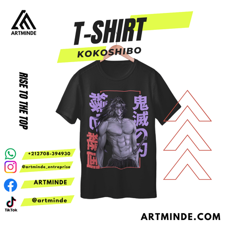 T-SHIRT DEAMON SLAYER (KOKOSHIBO).