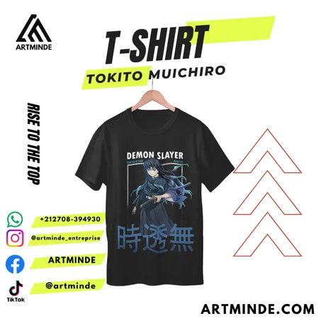 T-SHIRT DEAMON SLAYER (TOKITO MUICHIRO).