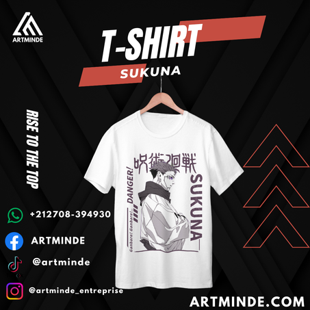 T-SHIRT JUJUTSU KAISEN  (SUKUNA).