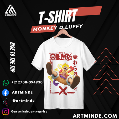 T-SHIRT ONE PIECE (LUFFY GEAR 5)