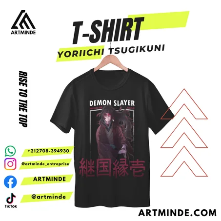 T-SHIRT DEAMON SLAYER (YORIICHI TSUGIKUNI).