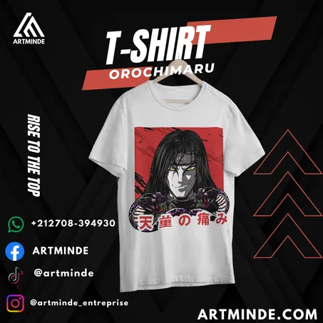 T-SHIRT NARUTO (OROCHIMARU)
