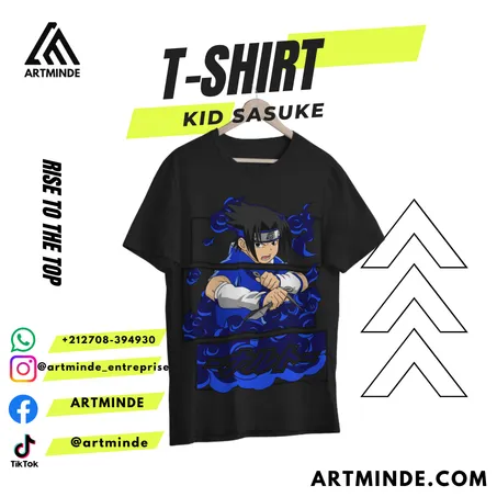 T-SHIRT NARUTO (KID SASUKE)
